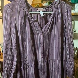 Isabel Maternity by Ingrid and Isabel Size XXL Maxi Maternity Dress with Pockets